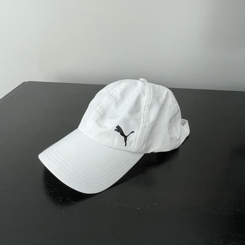 White Puma Athletic Hat